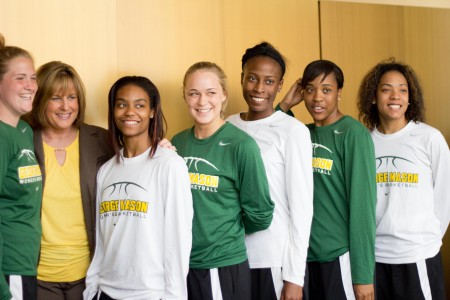 On April 17, Mason announced that Nyla Milleson would take the head coaching position for the women’s basketball team. (JENNY KRASHIN/BROADSIDE)